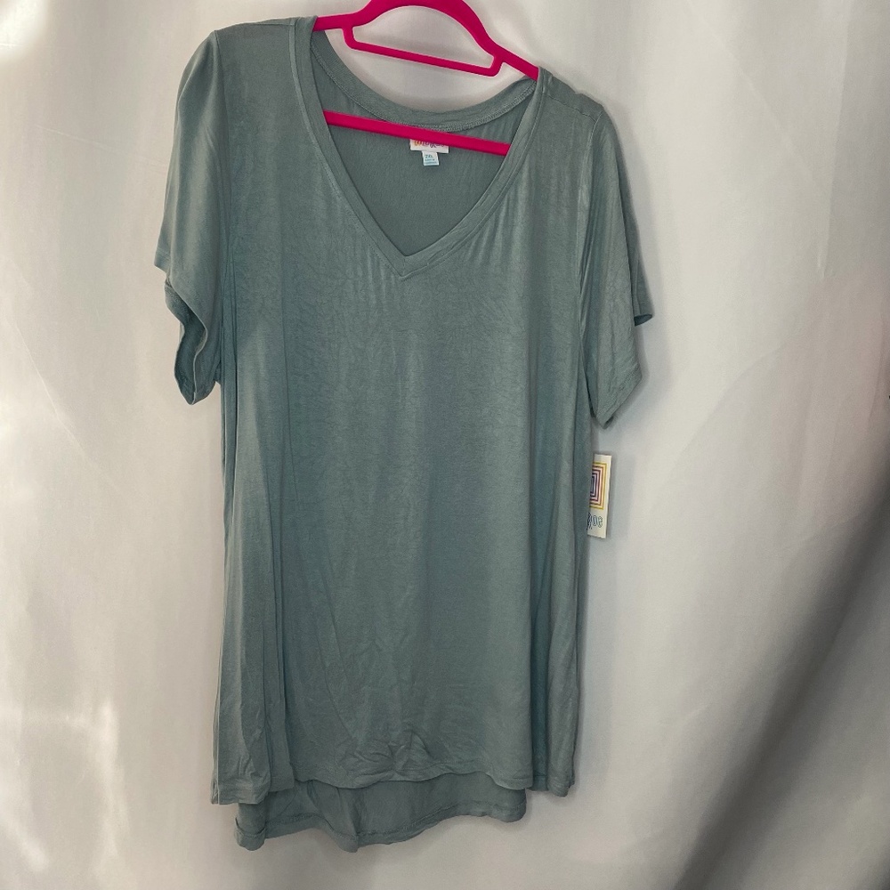Blue/Gray Christy Tunic, 2XL, NWT - Picture 2 of 4
